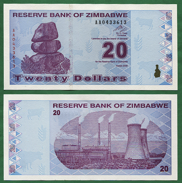 20 dólares